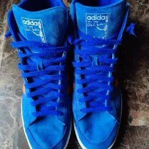 adidas | Shoes | Adidas Kareem Abduljabbar Blue Suede Orange  display picture 3